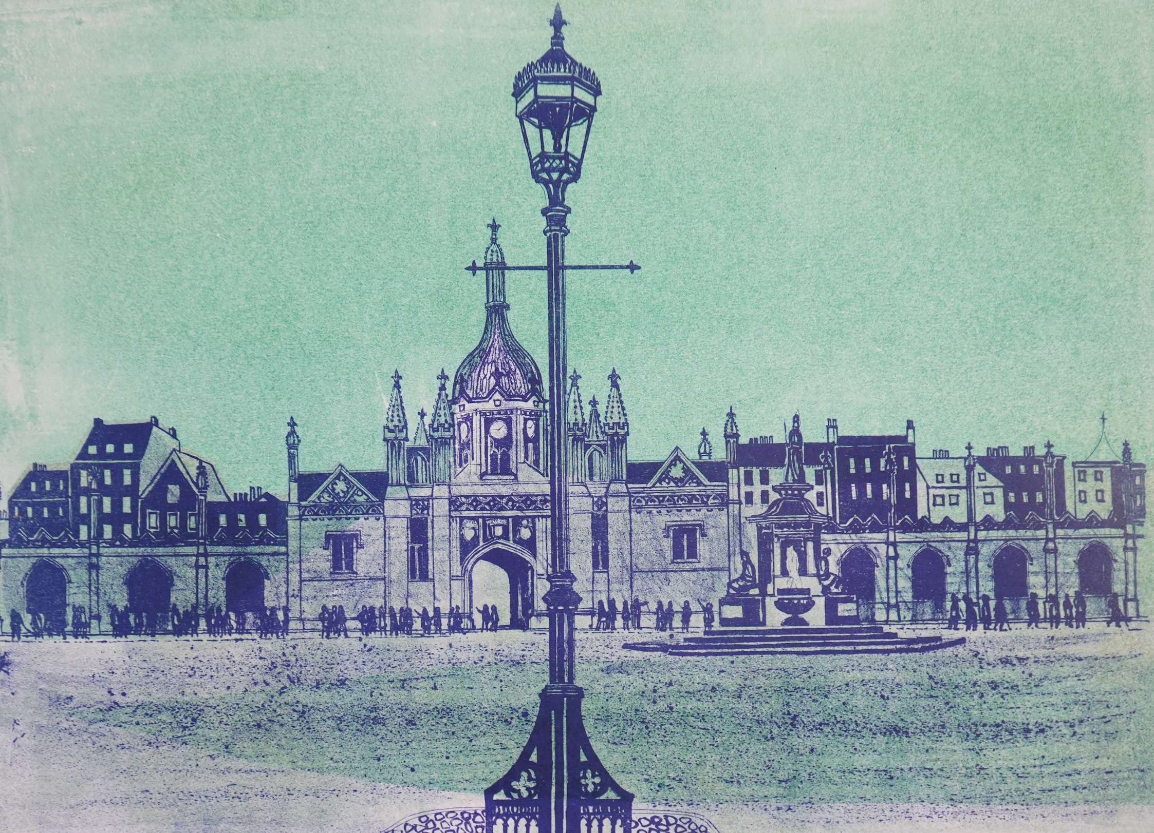 Robert Tavener RE, 1920-2004, 'King's College Gateway (Cambridge Series)'